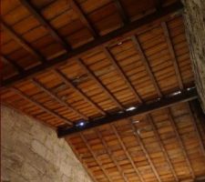 Découverte de la charpente d'origine