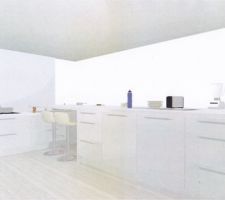 Vue de l'intérieur de l'îlot