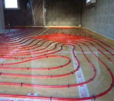 Gaines du plancher chauffant