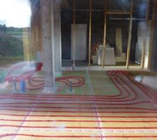 Gaines du plancher chauffant