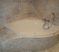 Photo baignoire d'angle
