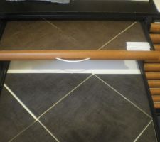 Notre choix : le carrelage gris qui sera pos&eacute; sur tout le rez de chauss&eacute;.