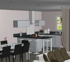 La cuisine de plus près