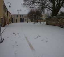 Notre rue sous la neige