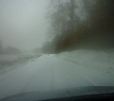 La route est longue jusqu'au terrain