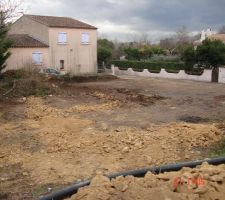 Suite du terrasement