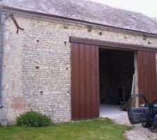 La grange:100m² au sol, 9 m au faitage