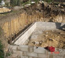 Le garage tout en ferraille...