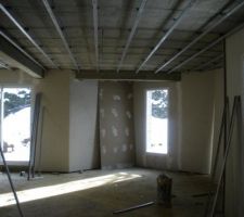 Vue du salon (isolation en doublissimo)