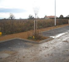 Vu du terrain de devant