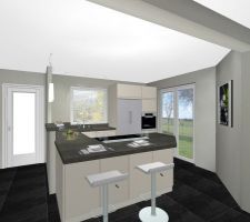 Projet cuisine vue 1