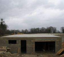 Dalle du RDC coul&eacute;e