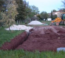 Terrassement en cours