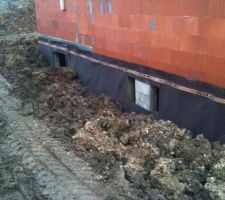 Le drainage est fait et le delta MS posé