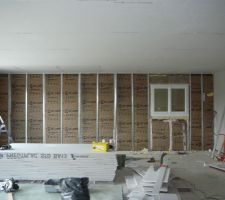 Salon en cours de doublage