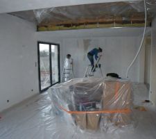 Mise en peinture salle