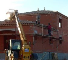 L'arrière de la maison.