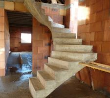 Escalier pour aller &agrave; l'etage