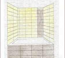 Style de pose de la fa&iuml;ence c&ocirc;t&eacute; baignoire