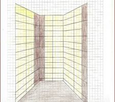 Pose fa&iuml;ence c&ocirc;t&eacute; douche &agrave; l'italienne