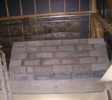 Rambarde à plaquer pour l acces au comble