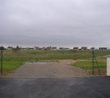 Le terrain de 711m&sup2;