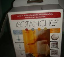 Étanchéité pour douche à l'italienne