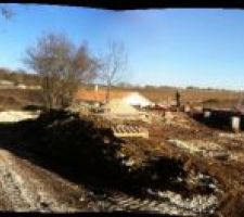 Premier test d'un panoramique de tout le terrain.