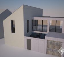 Vue 3D avec sketchup