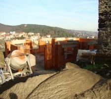 Vue d'ensemble pour se rendre compte de la pente et de la surface du terrain