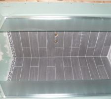 Carrelage de la douche