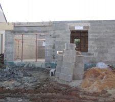 Fa&ccedil;ade vue sur garage