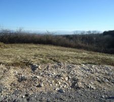 Chemin d'acces sur le terrain