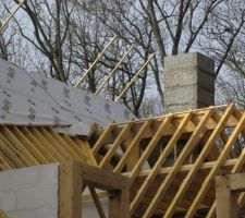 Dépassement conduit feu principal