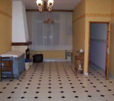 Salon/salle a manger 

avec son insert