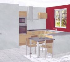 Vu d'ensemble de la cuisine