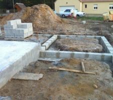 Commencement des fondations