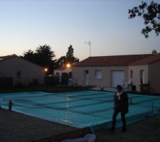 La pose du film anti termite