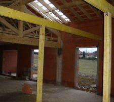 Préparation pour le plancher du grenier