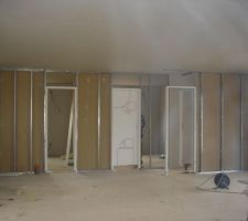 Cloisons hall nuit porte chambres enfants