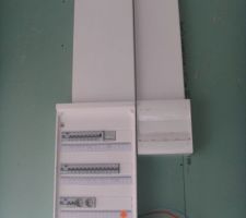 Tableau &eacute;lectrique dans le garage...