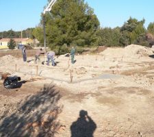 Coulage fondation