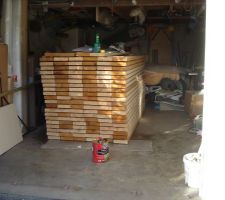 Une grande partie de mes montants coupé a la longueur