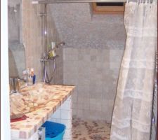 Salle de bains apr&egrave;s