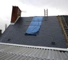 Reste la rive, et le velux