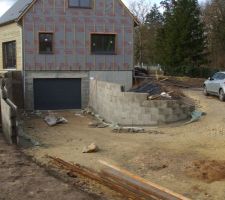 R&eacute;alisation de la descente de garage