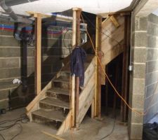 Esclaier venant d'&ecirc;tre coul&eacute;