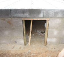 Trappe de visite du vide sanitaire