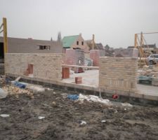 Mur vers le jardin