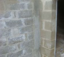 Mur de soutènement gauche - Poteau